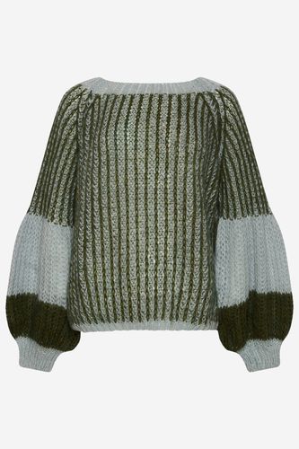 Liana Knit Sweater Light Blue/Army - Noella - Modalova