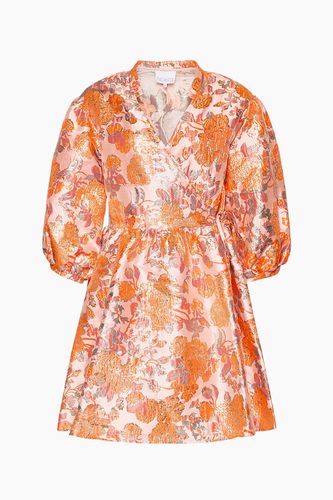 Aya Wrap Dress Orange Mix - Noella - Modalova