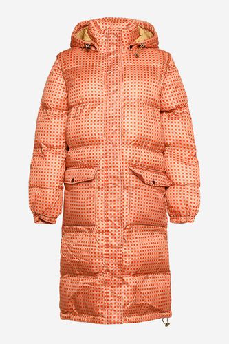 Eliza Puffer Coat Pink/red Checks - Noella - Modalova