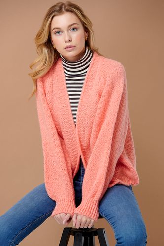 Fora Knit Cardigan Peach - Noella - Modalova