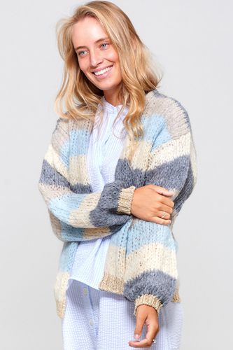 Kala Knit Cardigan Wool Bright Stripes - Noella - Modalova