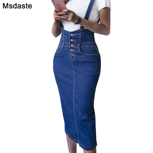 Ladies Jeans Pencil Skirt - musthaveskirts - Modalova