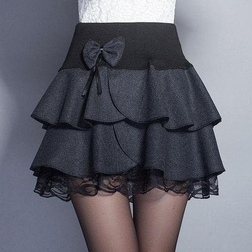 Women Sweet Floral Mini Tutu Skirts Shorts - musthaveskirts - Modalova