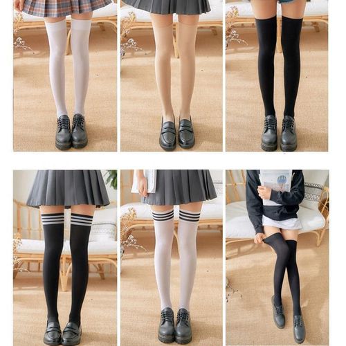 Thigh High Over The Knee Stockings - musthaveskirts - Modalova