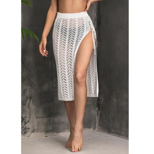 Leg Cut Swimsuit Skirt - musthaveskirts - Modalova