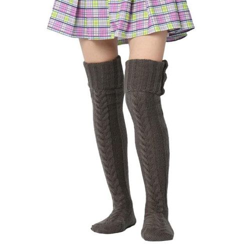 Multi-Style Thigh Over-Knee Stockings - musthaveskirts - Modalova