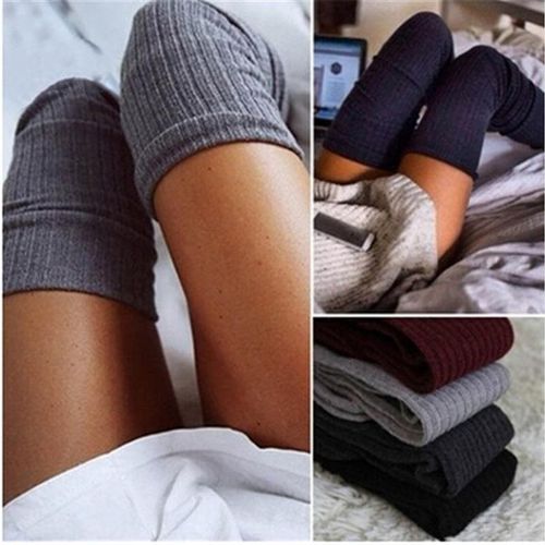 Women Warm Thigh High Over The Knee Socks - musthaveskirts - Modalova