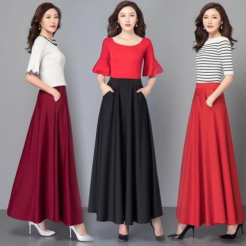 Women Elegant Long Skirts - musthaveskirts - Modalova