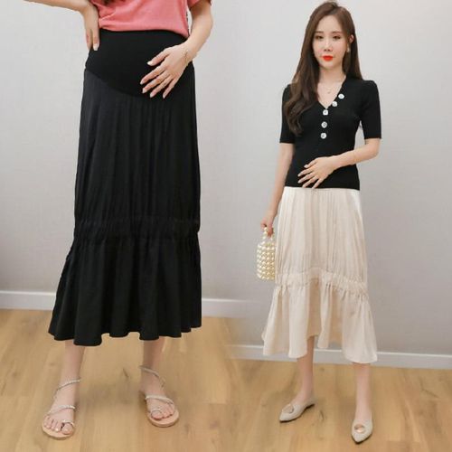Women High Waist Belly Pregnancy Skirt - musthaveskirts - Modalova