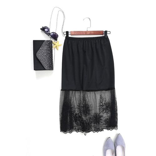 Lace Half Slip Maternity Skirt - musthaveskirts - Modalova