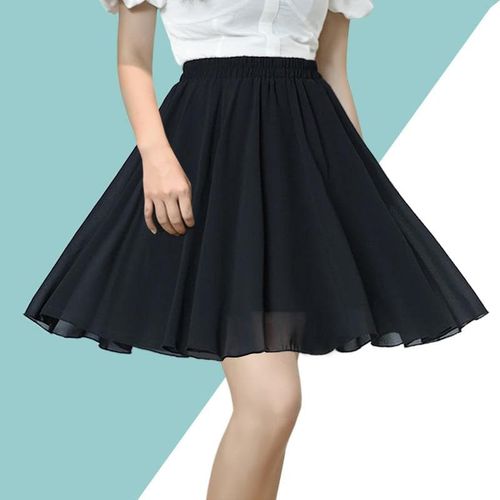 Summer Elegant Chiffon Short Skirt - musthaveskirts - Modalova