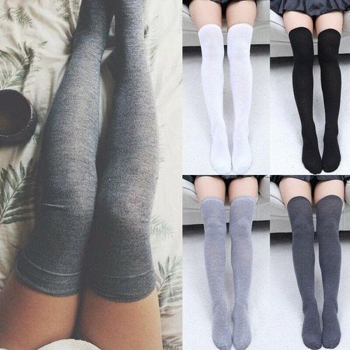 Long Cotton Stockings - musthaveskirts - Modalova