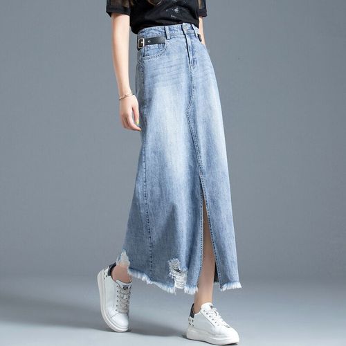 Summer Long Maxi A-line Skirts With Pockets - musthaveskirts - Modalova