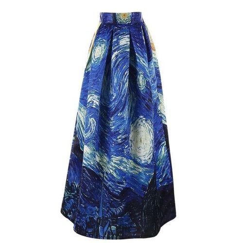 D Digital Print High Waist Skirt - musthaveskirts - Modalova