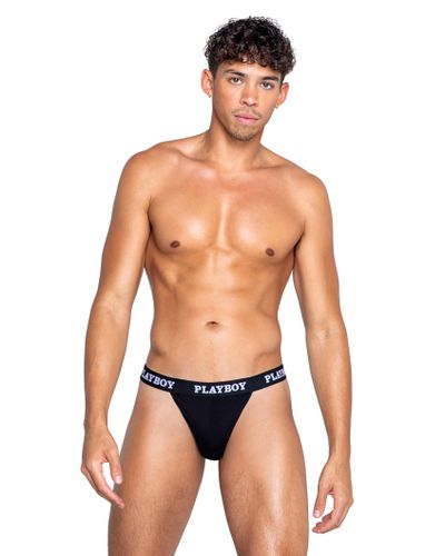 PBLI141 - Playboy Mens Modal Gym Thong - Roma Confidential - Modalova