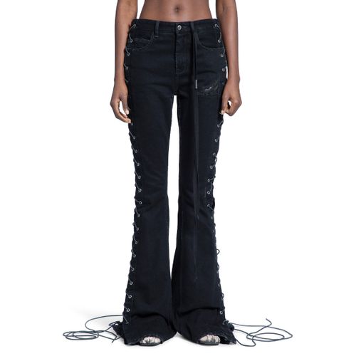 Treze Lace-Up Bootcut Jeans - ANN DEMEULEMEESTER - Modalova