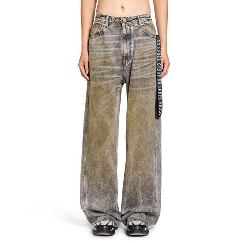 Baggy Jeans In Firm Denim Fabric - 44 LABEL GROUP - Modalova