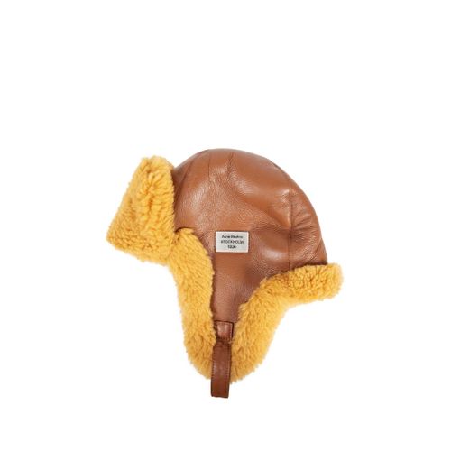 Aviator Hat in Shearling - ACNE STUDIOS - Modalova