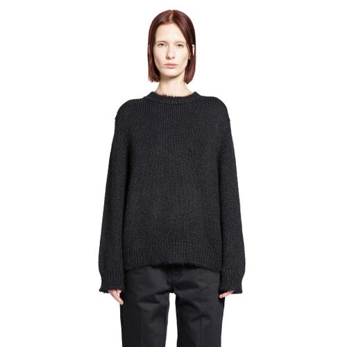 Alpaca Wool Crewneck Jumper - JIL SANDER - Modalova