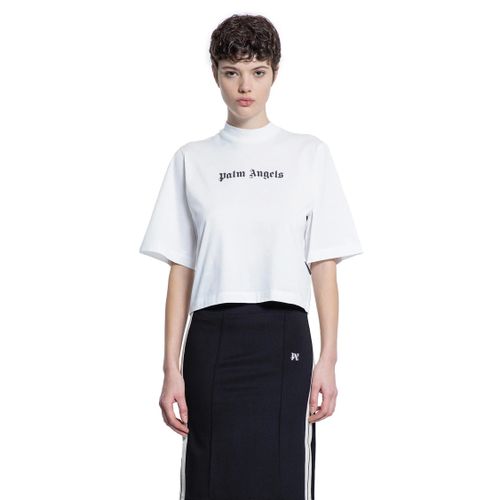 Classic Logo Cropped Tee - PALM ANGELS - Modalova