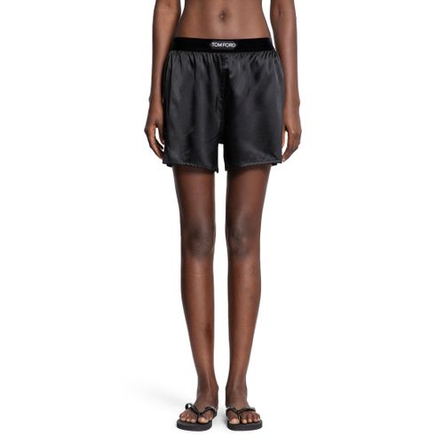 Stretch Silk Satin Pyjama Shorts - TOM FORD - Modalova