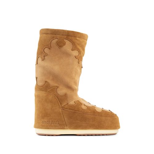 Icon suede embroidery boots - MOON BOOT - Modalova