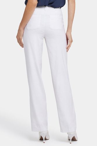 Marilyn Trouser White Stretch Linen | - Nydj - Modalova