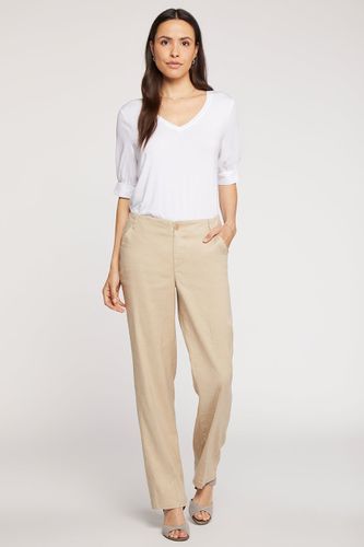 Marilyn Straight Pants In Stretch Linen | - Nydj - Modalova