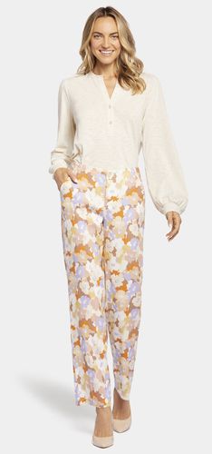 Marilyn Trouser Blumendruck Stretch-Leinen | - Nydj - Modalova