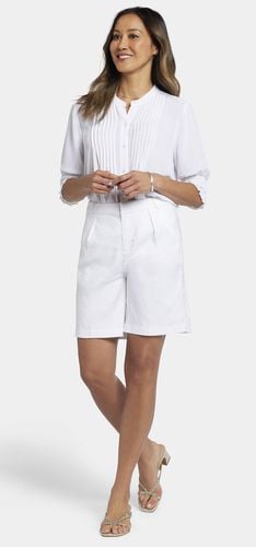 Relaxed Short White Stretch Linen | - Nydj - Modalova