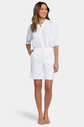 Relaxed Shorts In Stretch Linen | - Nydj - Modalova