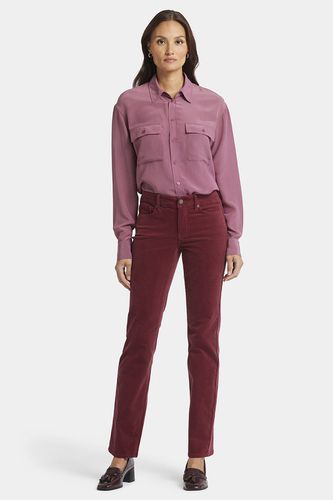 Marilyn Straight Corduroy Trouser Red | - Nydj - Modalova