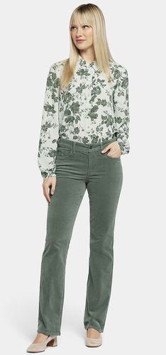 Marilyn Straight Corduroy Trouser Green | - Nydj - Modalova