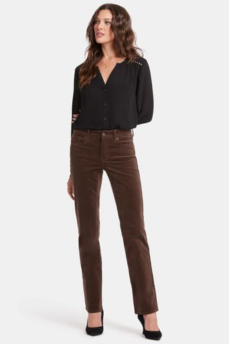 Marilyn Straight Corduroy Trouser Brown | - Nydj - Modalova