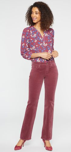 Marilyn Straight Corduroy Trouser Red | - Nydj - Modalova