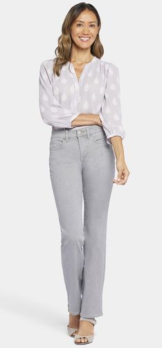 Marilyn Straight Jeans Light Grey Premium Denim | - Nydj - Modalova