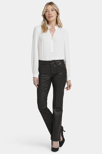 Marilyn Straight Jeans Schwarze Beschichtung Premium Denim | - Nydj - Modalova
