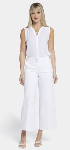 Mona Wide Leg Trouser Ankle Jeans White Coloured Denim | - Nydj - Modalova