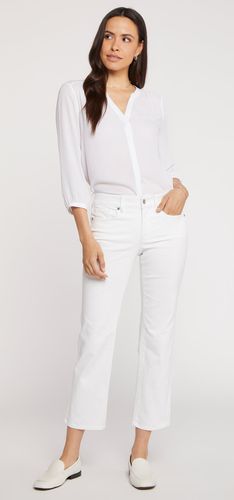 Marilyn Straight Ankle Jeans White Coloured Denim | - Nydj - Modalova