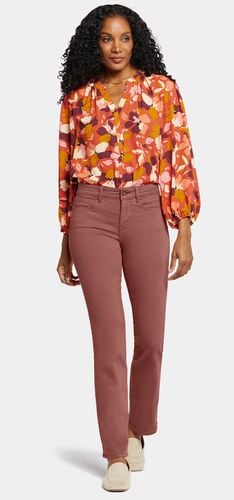 Marilyn Straight Jeans Burnt Orange Coloured Denim | - Nydj - Modalova