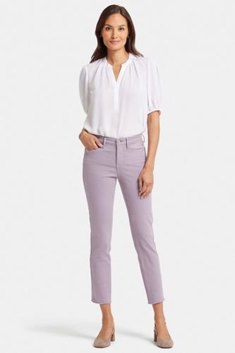 Sheri Slim Ankle Jeans Frayed Hems Lilac Coloured Denim | - Nydj - Modalova