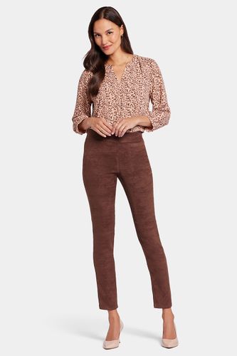 Basic Legging Dark Brown Faux Suede | - Nydj - Modalova