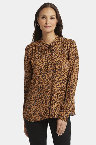 Tie-Neck Blouse Animal Print | - Nydj - Modalova