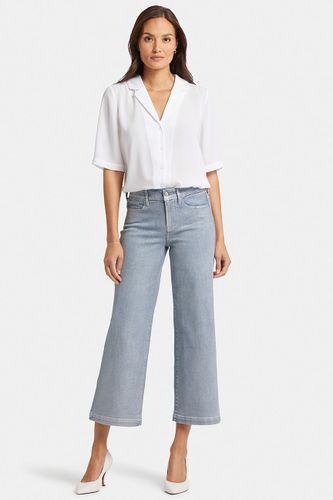 Teresa Wide Leg Ankle Jeans Light Blue Coating Premium Denim | - Nydj - Modalova