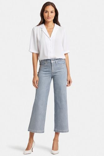 Teresa Wide Leg Ankle Jeans Light Blue Coating Premium Denim | - Nydj - Modalova