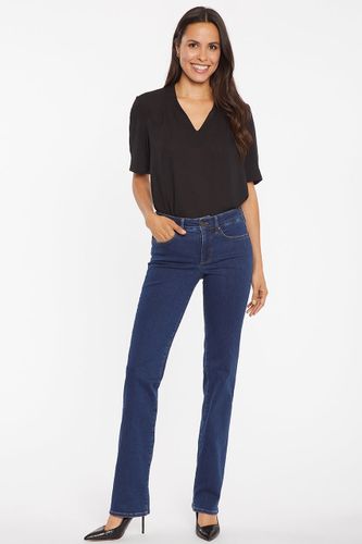 Marilyn Straight Jeans Medium Blue Premium Denim (Petite) | - Nydj - Modalova