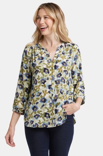 Pintuck Blouse Flower Print | - Nydj - Modalova