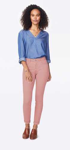 Ami Skinny Ankle Jeans Pink Premium Denim | - Nydj - Modalova