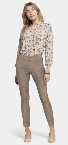 Basic Legging Trouser Light Brown Stretch Faux Suede | - Nydj - Modalova