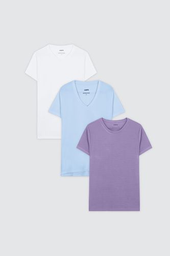 Pack 3 camisetas básicas (mujer) - Sepiia - Modalova